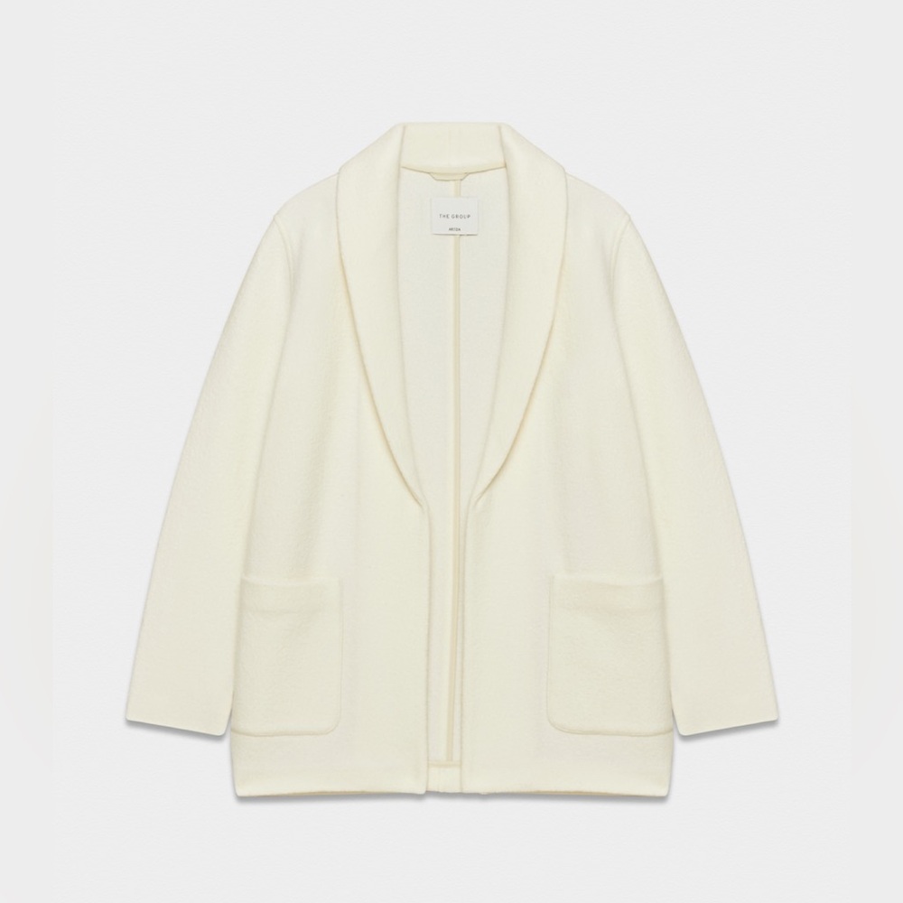 NWT The Group Shawl Merino Wool Below-bum Jacket